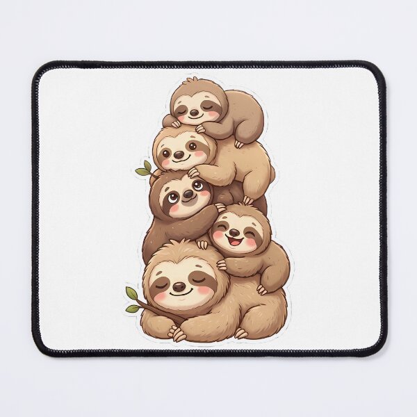 Item preview, Cute Cartoon Sloths Stacked in a Pile designed and sold by By:MarcinK.