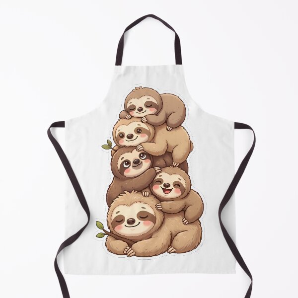 Item preview, Cute Cartoon Sloths Stacked in a Pile designed and sold by By:MarcinK.