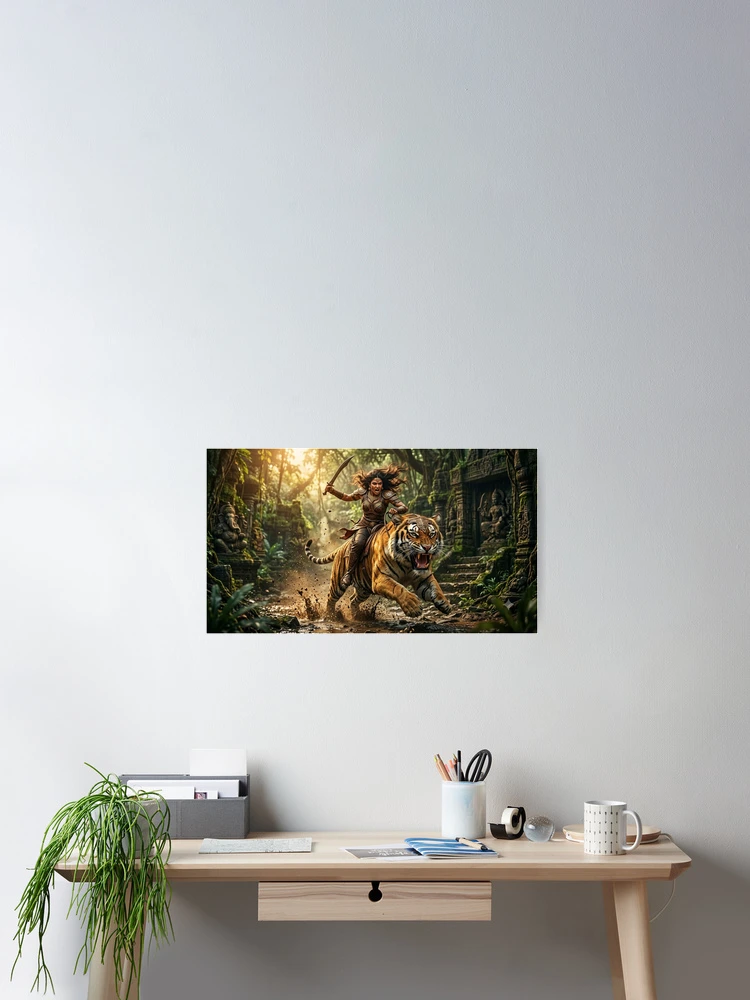 Thumbnail 2 of 3, Poster, Tiger Rider designed and sold by RaF71PrO.