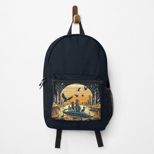 Item preview, Golden River Journey – Mythic Crocodile Ride designed and sold by Dogandesighn.