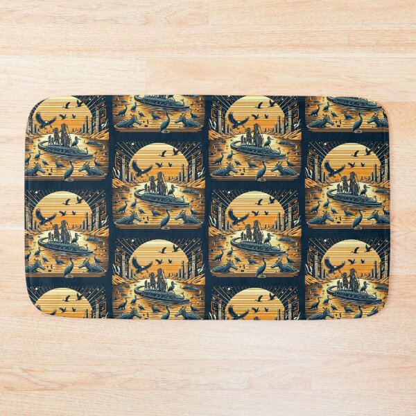 Item preview, Golden River Journey – Mythic Crocodile Ride designed and sold by Dogandesighn.
