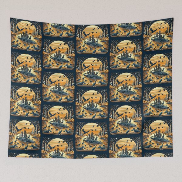 Item preview, Golden River Journey – Mythic Crocodile Ride designed and sold by Dogandesighn.