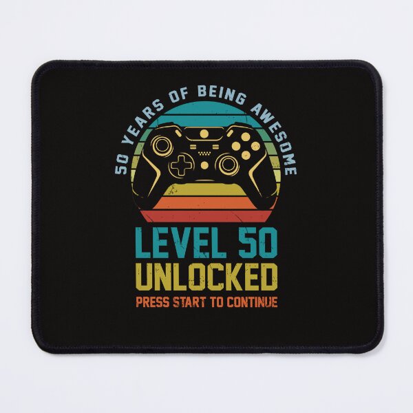 Item preview, Level 50 Unlocked 50th Birthday Video Gamer Men Retro Birthday Gift designed and sold by FernaRoje.