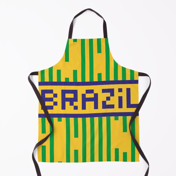 Item preview, BRAZIL — Brazil Soccer & Flag Pride Gift | Retro Pixel Art Word designed and sold by Mouremandier.