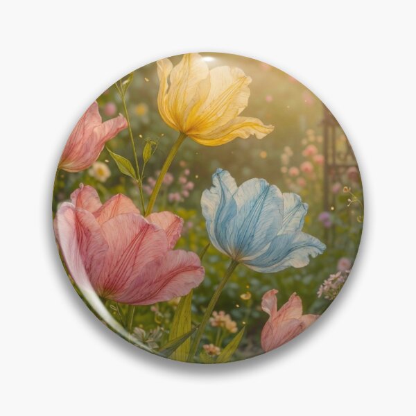 Item preview, Whispers of Tulips in the Golden Garden designed and sold by JAMESAMORN.