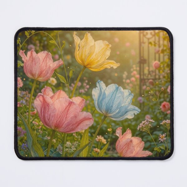 Item preview, Whispers of Tulips in the Golden Garden designed and sold by JAMESAMORN.