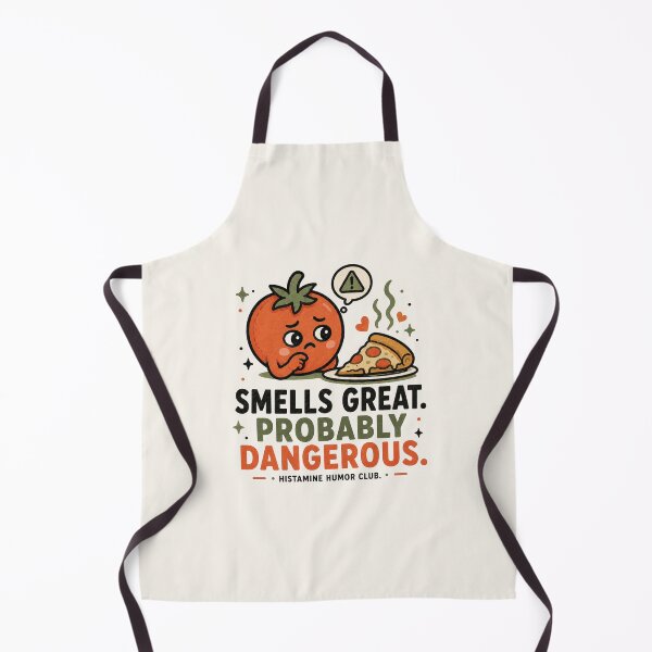 Item preview, Funny Histamine Intolerance Pizza Design – Smells Great Probably Dangerous designed and sold by BlackSector77.