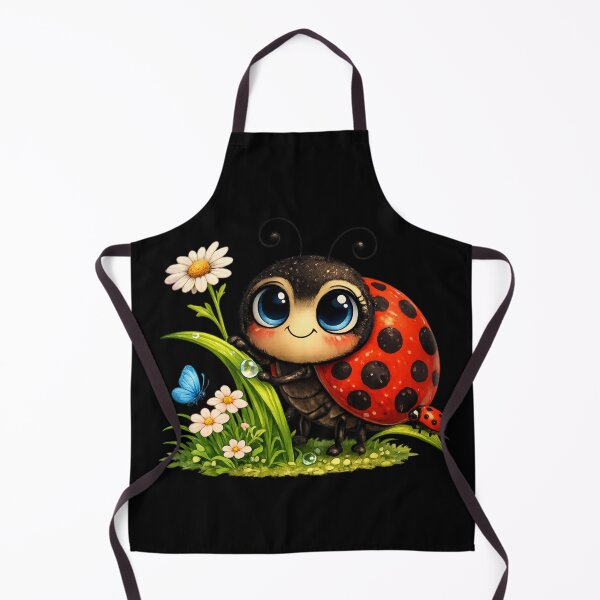 Item preview, Cute ladybug on a flower meadow designed and sold by MyPersonalShirt.