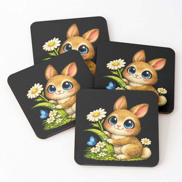 Item preview, Cute bunny bunny on a flower meadow designed and sold by MyPersonalShirt.