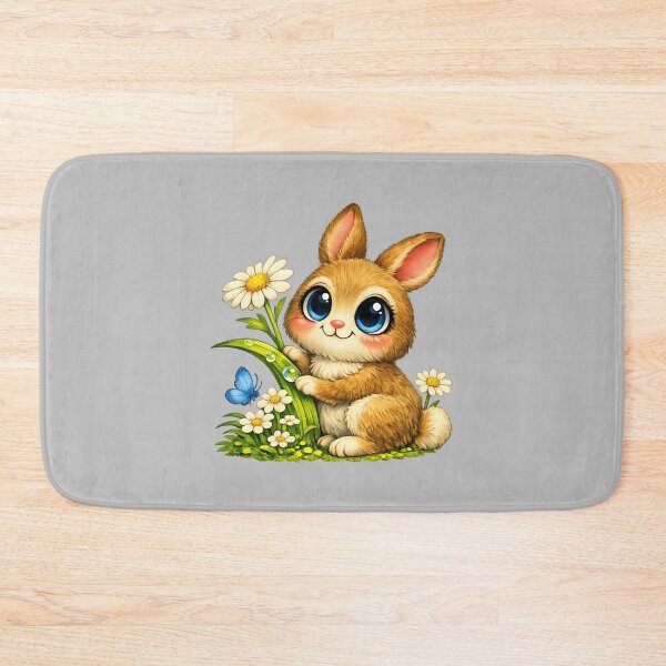 Item preview, Cute bunny bunny on a flower meadow designed and sold by MyPersonalShirt.