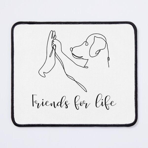 Item preview, Friends for life Hand and Dog designed and sold by AlameaDesign.