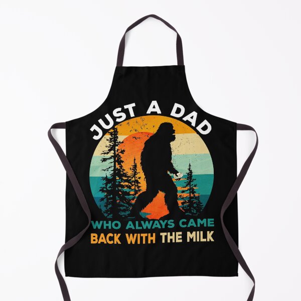 Item preview, Just Dad Who Always Came Back with Milk Bigfoot Fathers Day designed and sold by SecretDicer.