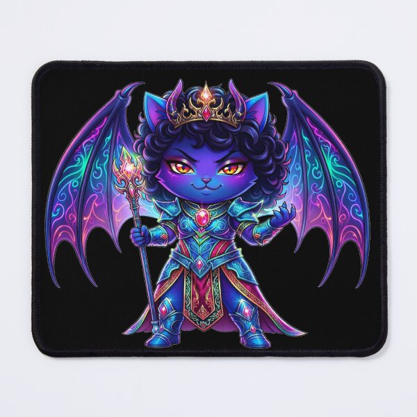 Item preview, Cute Chibi Devil Cat Warrior Queen designed and sold by ChaEmm_Studio.