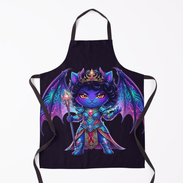 Item preview, Cute Chibi Devil Cat Warrior Queen designed and sold by ChaEmm_Studio.