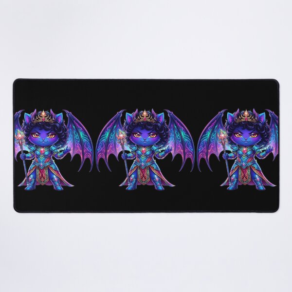 Item preview, Cute Chibi Devil Cat Warrior Queen designed and sold by ChaEmm_Studio.