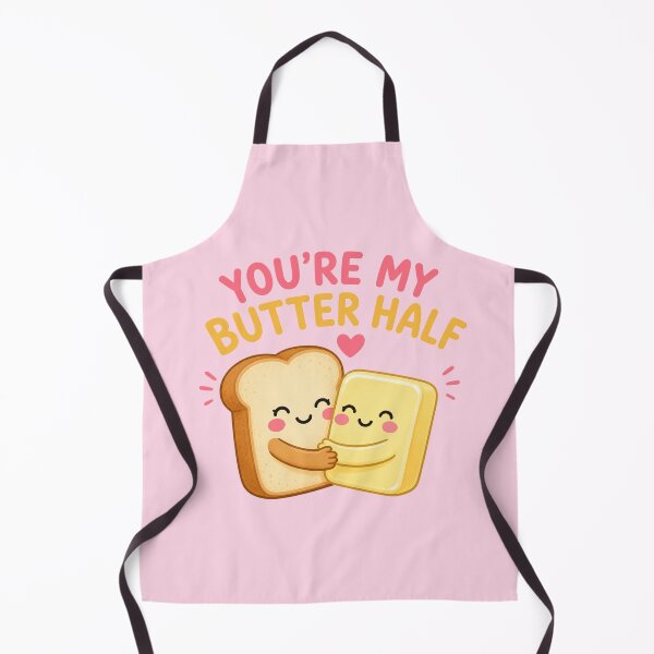 Item preview, You're My Butter Half Cute Kawaii Bread & Butter Pun | Funny Food Love Design designed and sold by alchemist1636 .