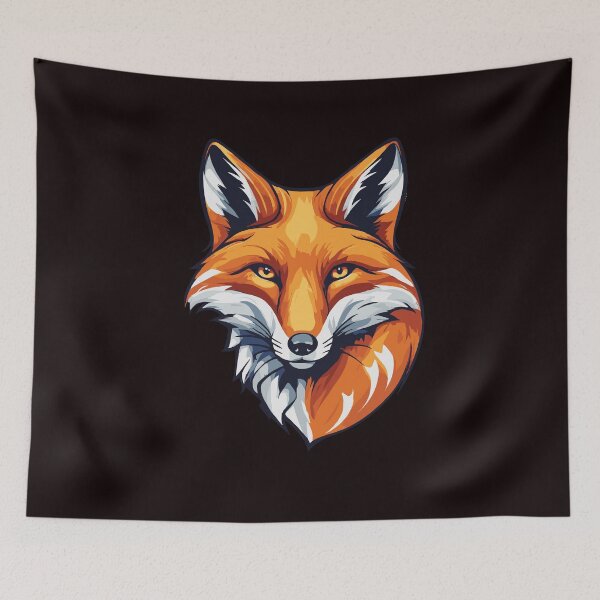 Item preview, fox art T-shirt designed and sold by Artimax-Studio.