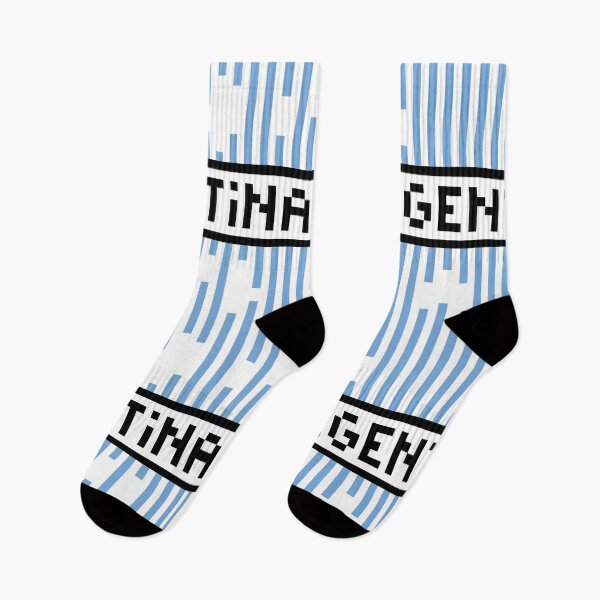 Item preview, ARGENTINA — Argentina Soccer & Flag Pride Gift | Retro Pixel Art Word designed and sold by Mouremandier.