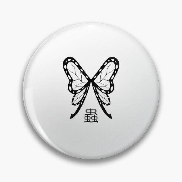 Item preview, Insect Hashira emblematic butterfly crest designed and sold by JohnnyFive8.