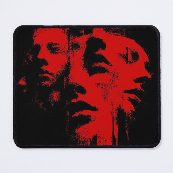 Item preview, Red Faces Abstract Psychological Portrait designed and sold by Adronia.