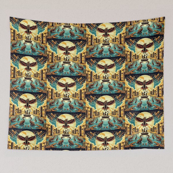 Item preview, Sun River Guardians – Mythic Eagle Vision designed and sold by Dogandesighn.