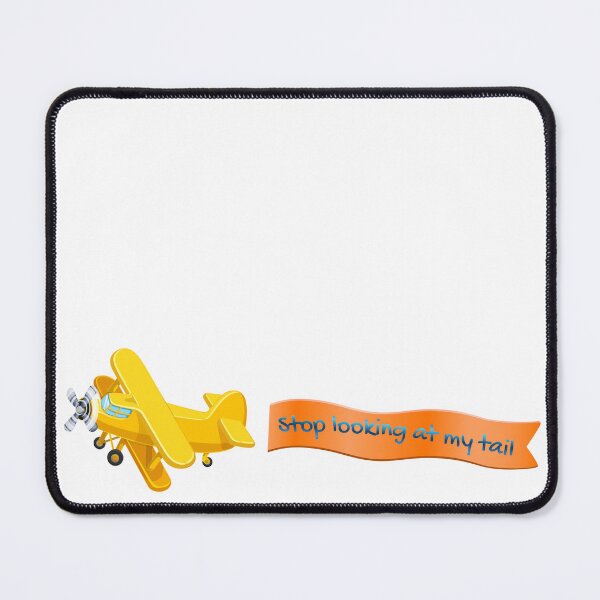 Item preview, Stop Looking At My Tail Funny Biplane Banner designed and sold by dcohea.