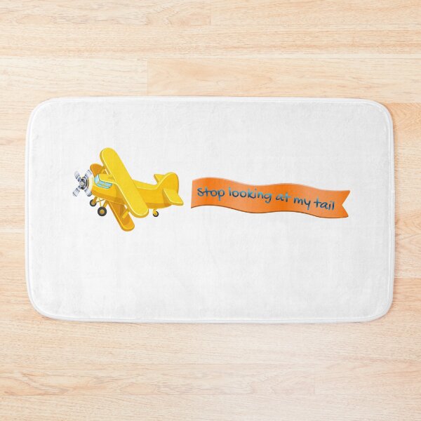 Item preview, Stop Looking At My Tail Funny Biplane Banner designed and sold by dcohea.