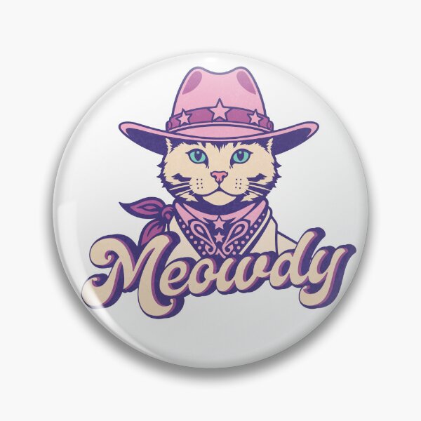Item preview, Meowdy Cowboy Cat - Cute Country Western Cowgirl Cat designed and sold by Krmdesign.