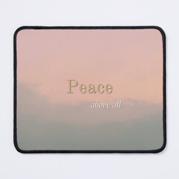 Item preview, Peace Over Everything – Calm Healing Affirmation Quote designed and sold by CosmicQuietLab.
