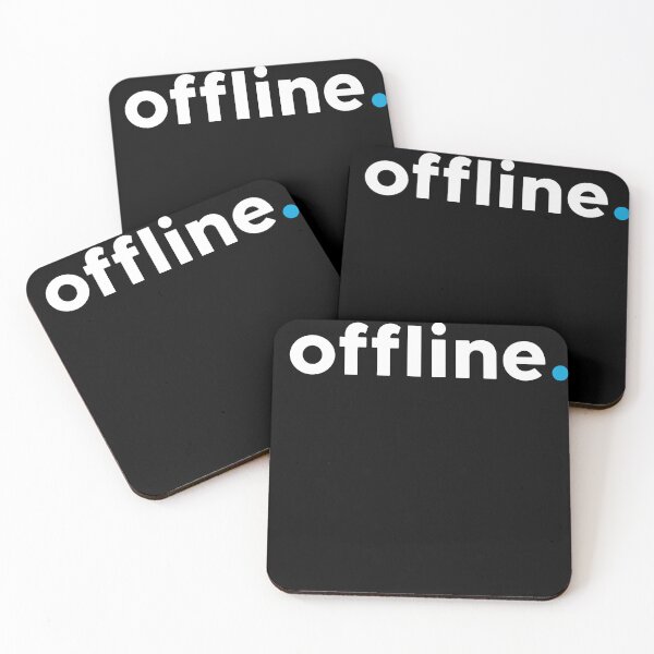 Item preview, Offline. Minimalist One Word Statement Design designed and sold by mmhmerch.