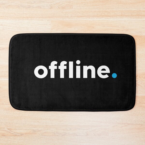 Item preview, Offline. Minimalist One Word Statement Design designed and sold by mmhmerch.