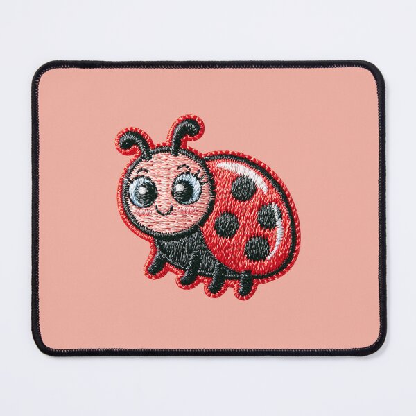 Item preview, Cute Ladybug Embroidery Patch designed and sold by MegaNovaArt.