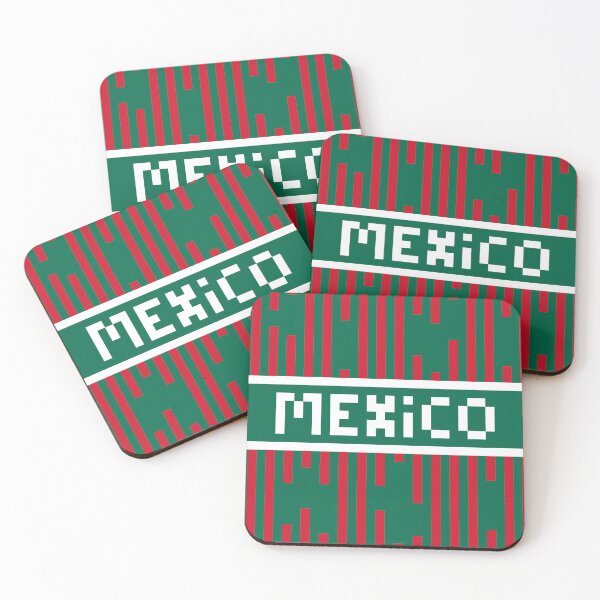 Item preview, MEXICO — Mexico Soccer & Flag Pride Gift | Retro Pixel Art Word designed and sold by Mouremandier.