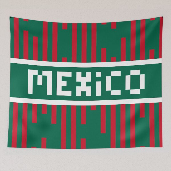 Item preview, MEXICO — Mexico Soccer & Flag Pride Gift | Retro Pixel Art Word designed and sold by Mouremandier.