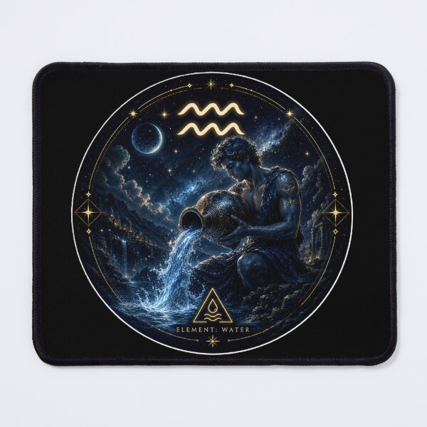Item preview, Aquarius Zodiac Sign designed and sold by Alrazqa-.