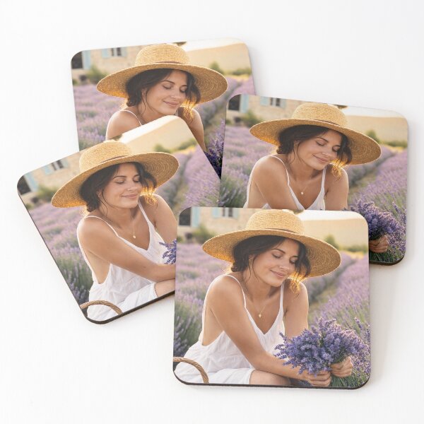 Item preview, A serene woman in lavender field  designed and sold by psychoshadow.