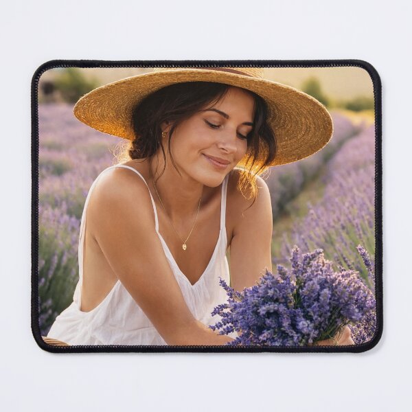 Item preview, A serene woman in lavender field  designed and sold by psychoshadow.