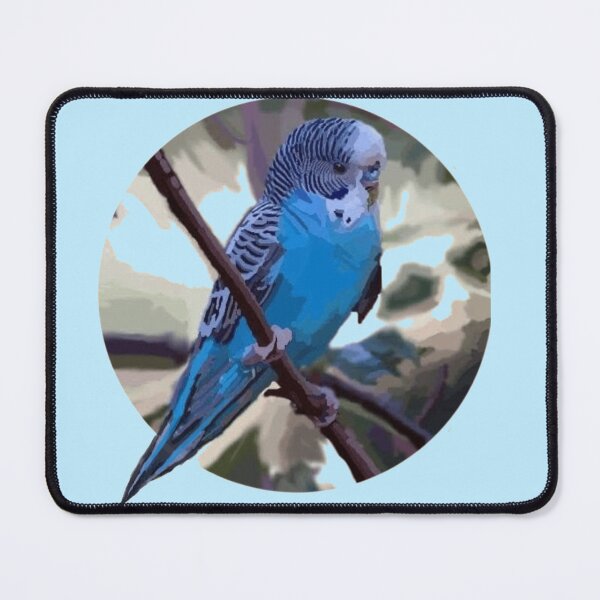 Item preview, Blue Budgerigar Painting designed and sold by Fayes4Art.