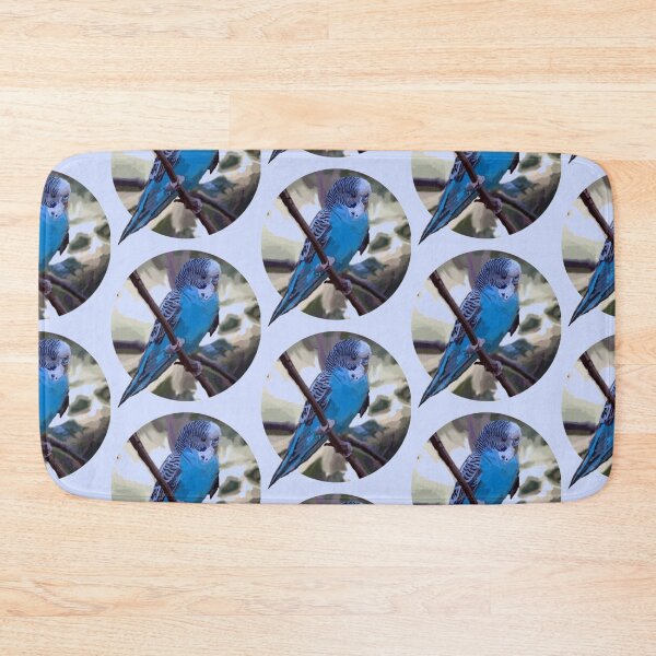 Item preview, Blue Budgerigar Painting designed and sold by Fayes4Art.