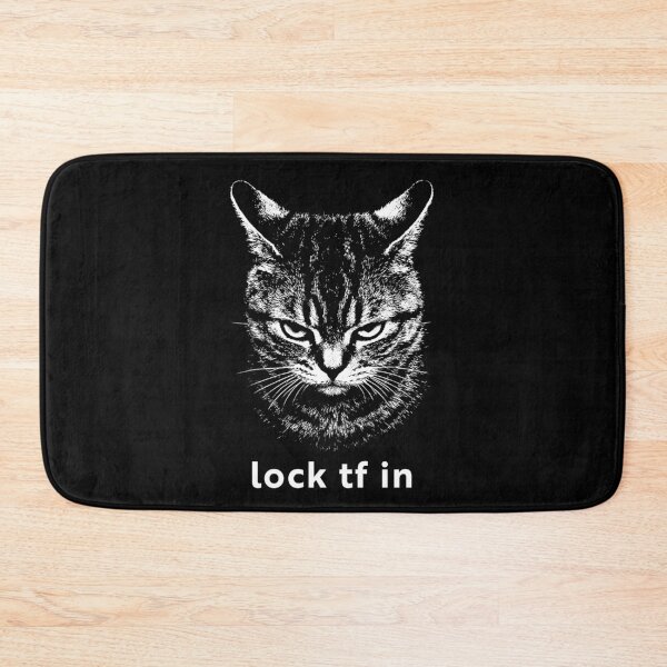 Item preview, Lock TF In Cat Meme designed and sold by charoen-design.