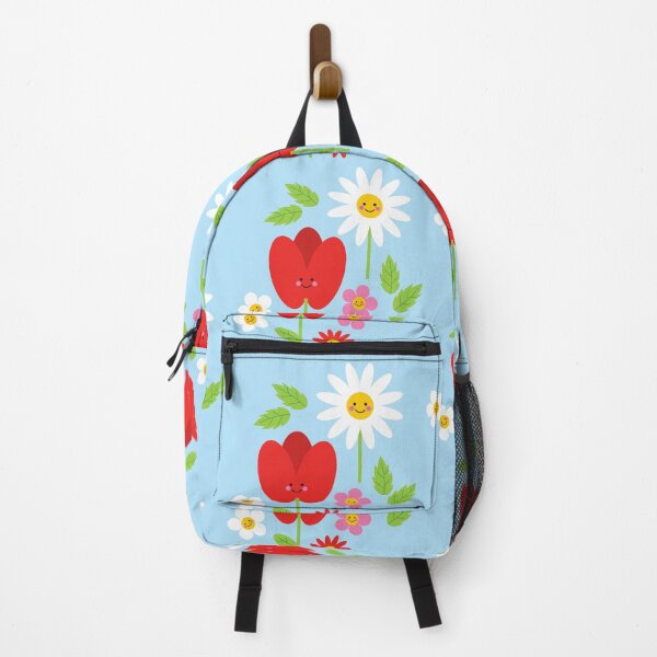 Item preview, Flowers and Foliage with Happy Faces designed and sold by VicEllisArt.