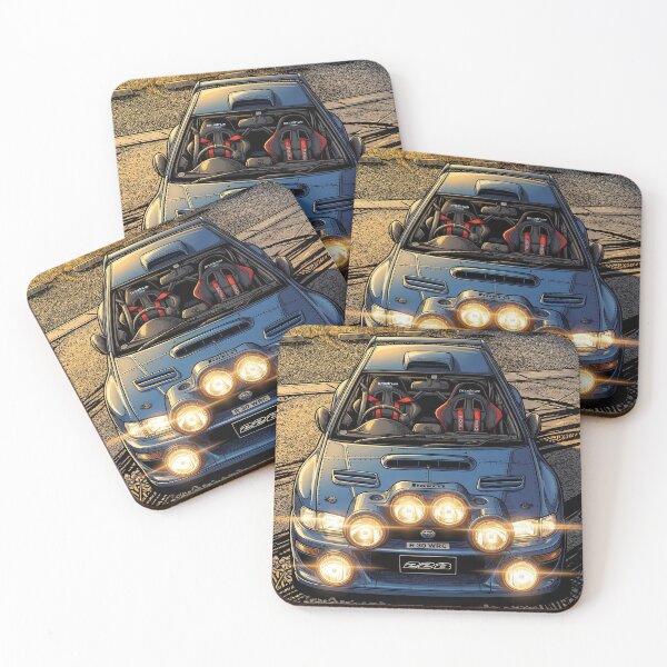Item preview, Subaru Impreza Rally Cartoon designed and sold by Racing Art Store.