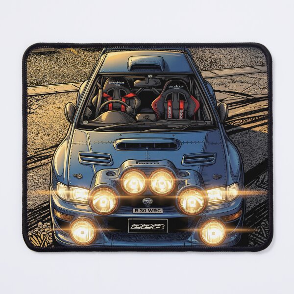 Item preview, Subaru Impreza Rally Cartoon designed and sold by Racing Art Store.