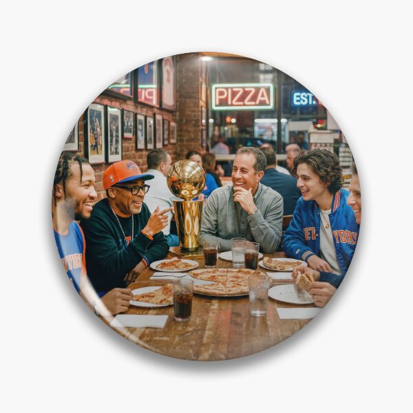 Item preview, MVP Jalen Brunson Having Pizza With His Super Fans designed and sold by Home Decor Art.
