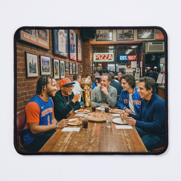 Item preview, MVP Jalen Brunson Having Pizza With His Super Fans designed and sold by Home Decor Art.