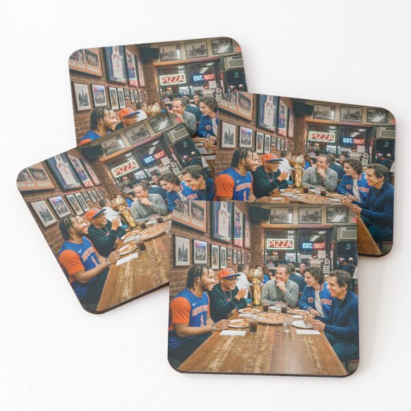 Item preview, MVP Jalen Brunson Having Pizza With His Super Fans designed and sold by Home Decor Art.
