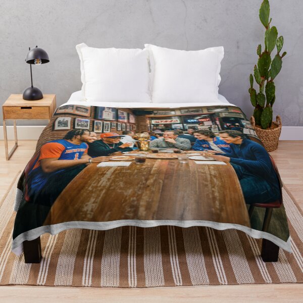Item preview, MVP Jalen Brunson Having Pizza With His Super Fans designed and sold by Home Decor Art.