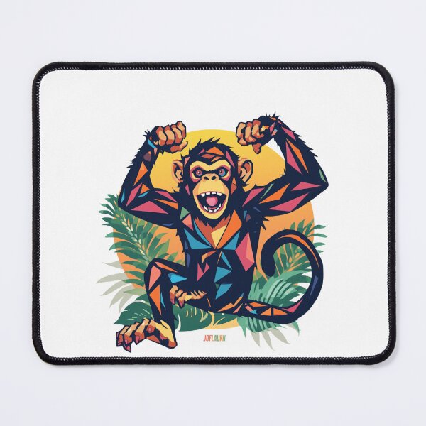 Item preview, Geometric Jungle Monkey Burst designed and sold by aminomen.