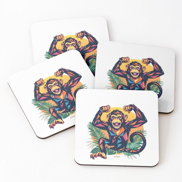 Item preview, Geometric Jungle Monkey Burst designed and sold by aminomen.