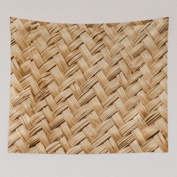 Item preview, Warm Golden Burlap Woven Design - Rustic Organic Straw Weave designed and sold by L&L.
